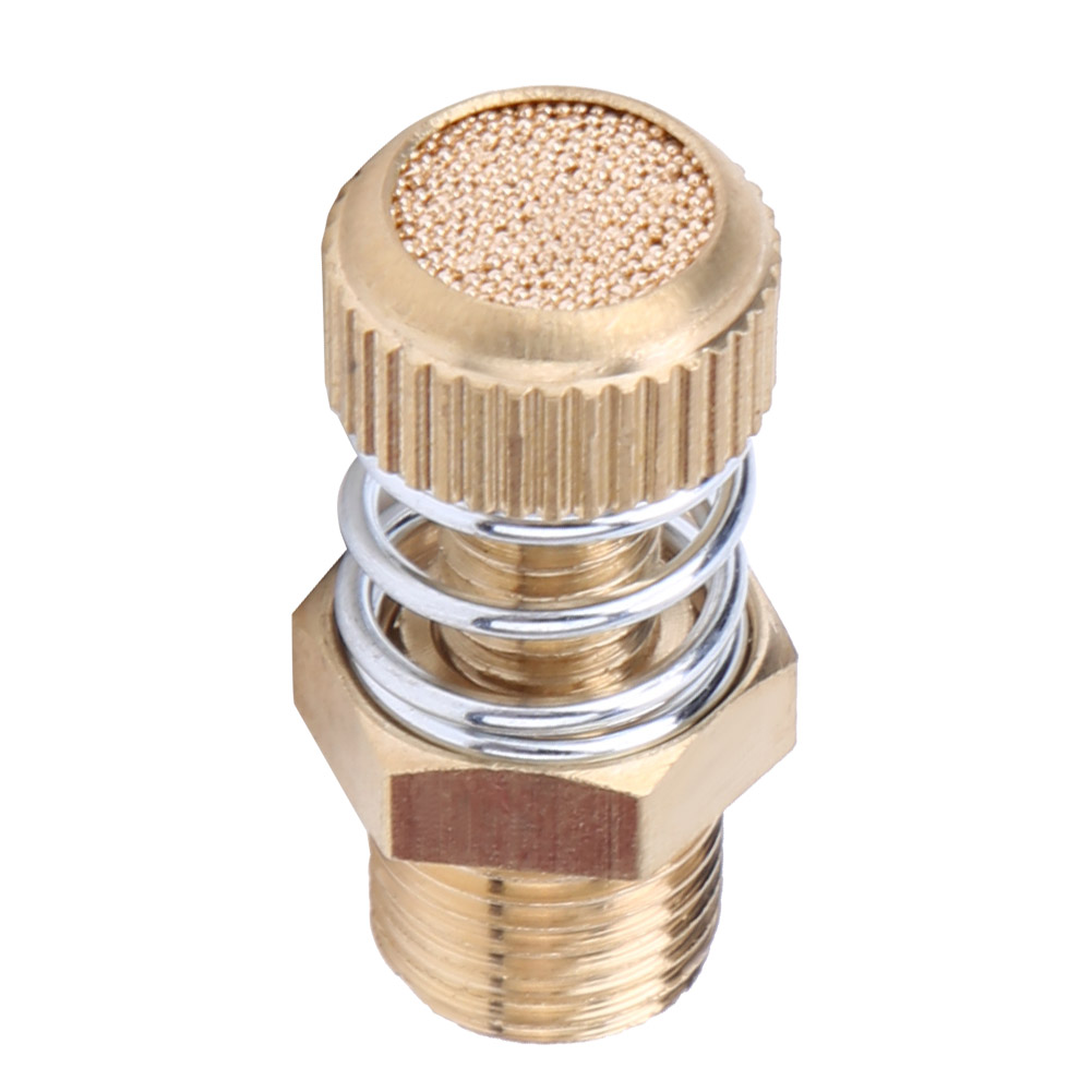 Lot De 10 Silencieux Pneumatiques En Laiton, Filetage Mâle Bspt, Électrovanne, Connecteur D'Échappement D'Air 1/8 Po