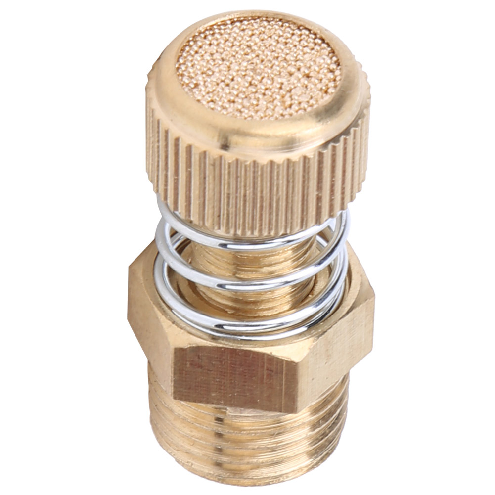 Lot De 10 Silencieux Pneumatiques En Laiton, Filetage Mâle Bspt, Électrovanne, Connecteur D'Échappement D'Air 1/4 Po
