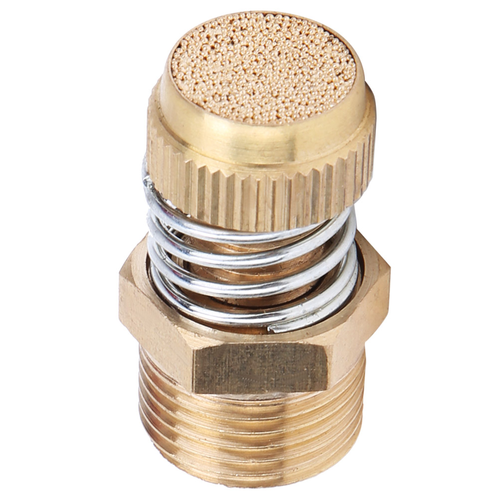 Lot De 10 Silencieux Pneumatiques En Laiton, Filetage Mâle Bspt, Électrovanne, Connecteur D'Échappement D'Air 3/8 Po