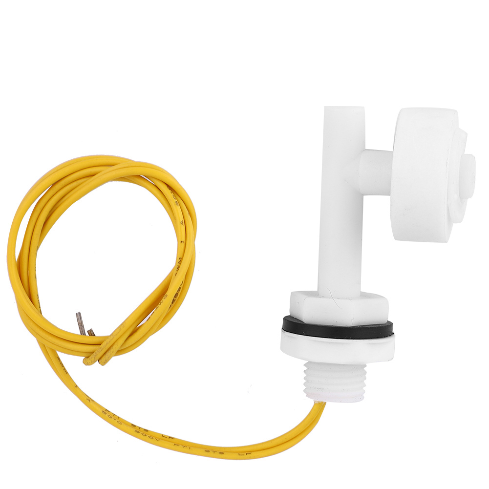 Capteur De Niveau D'Eau Liquide Dc220v, Interrupteur À Flotteur À Angle Droit, Montage Latéral, Pour Pompe D'Aquarium, Voiture Ou Bateau.