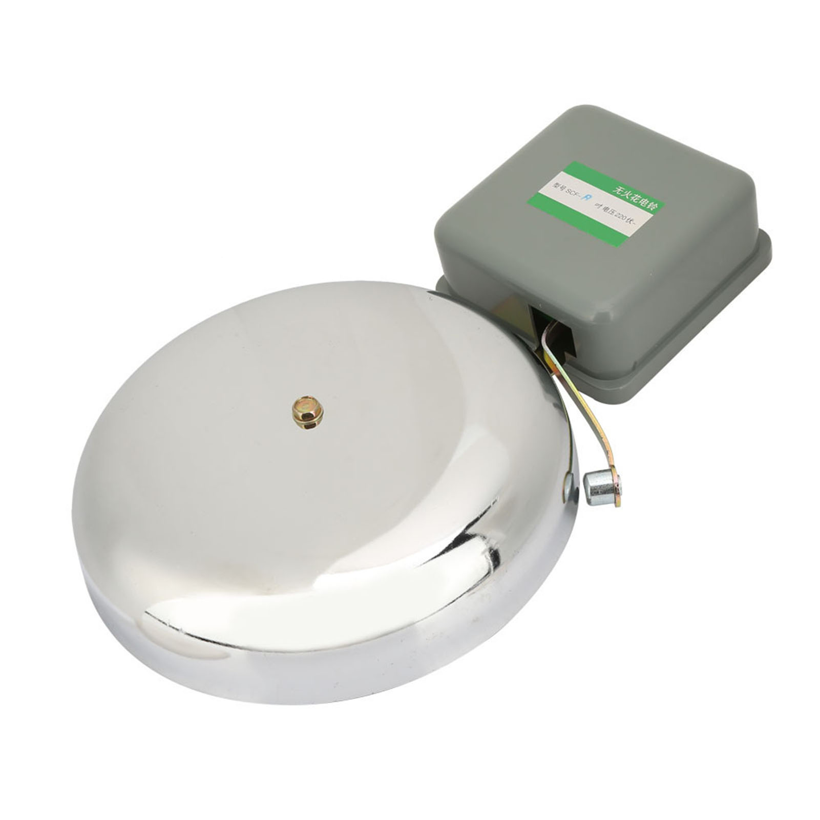 Sonnette Électrique Scolaire De 20 Cm (8 Pouces) En Acier Inoxydable, Pour Usines, Agences Et Écoles, 220 V, 35 W