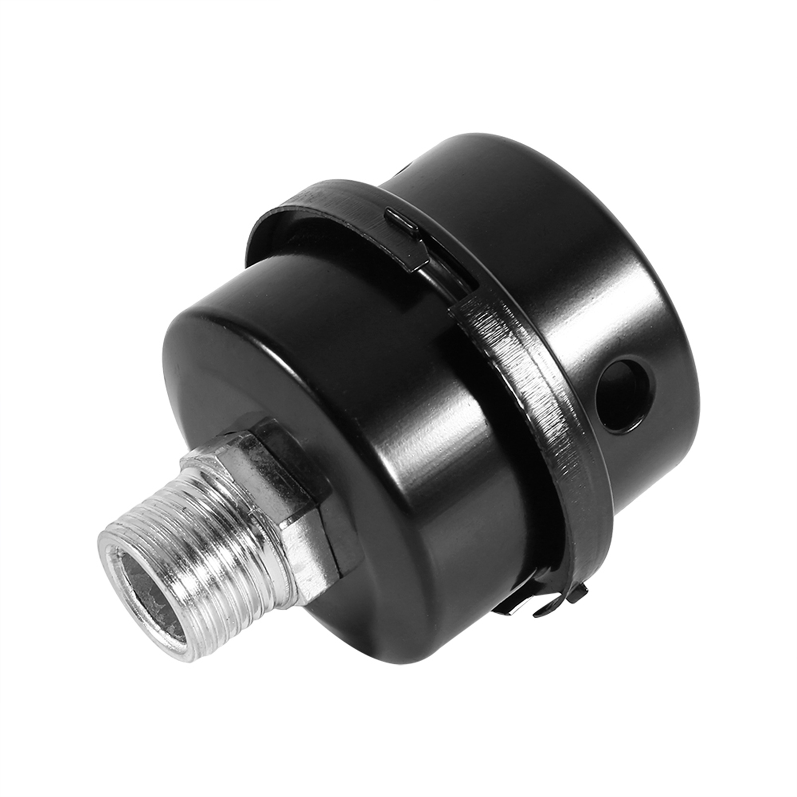 Silencieux Avec Filtre Et Raccord Fileté G1/2 Pour Compresseur D'Air Sans Huile