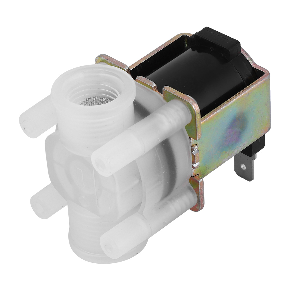 Électrovanne G1/4 Pouce Nc En Plastique, Normalement Fermée, Pour Arrivée D'Eau, 220 V Ca