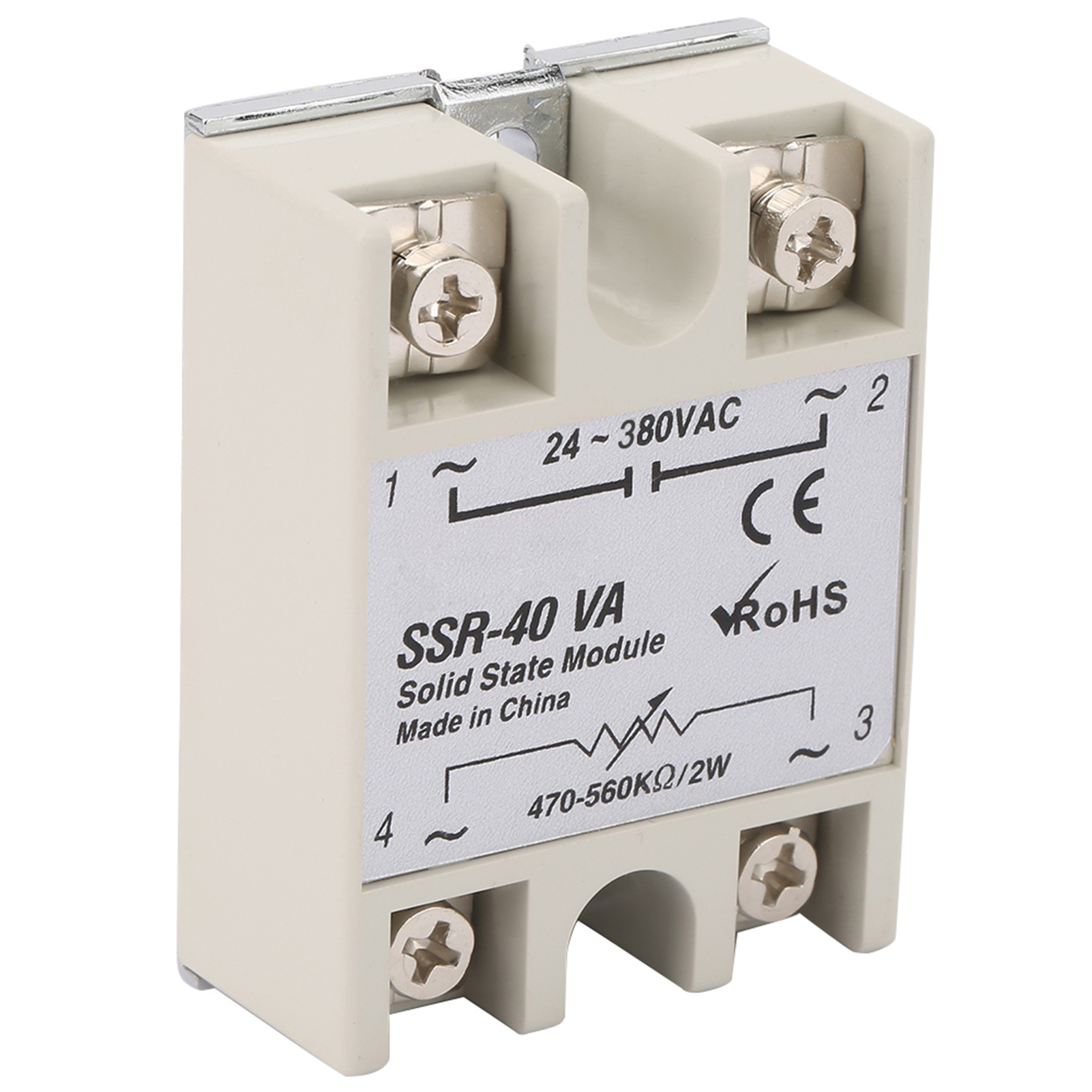 Relais Statique Ssr-40va Pour Processus D'Automatisation Industrielle