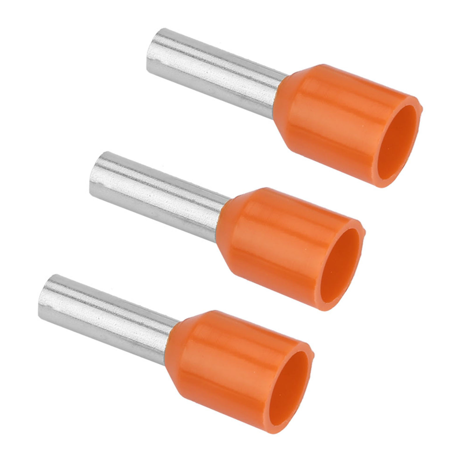 Lot De 500 Tubes Terminaux Pressés À Froid E2508, Bornes Isolées, Connecteur De Câble (orange)
