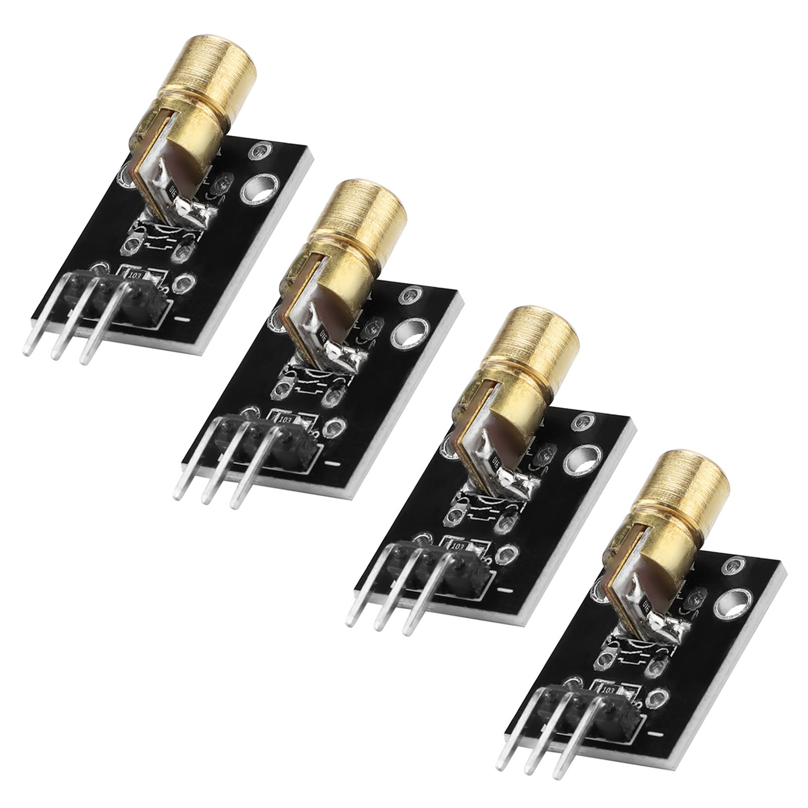 4 Modules Émetteurs Laser 5 Mw 650 Nm, Diode Laser À Point Rouge Pour Projets De Capteurs Laser