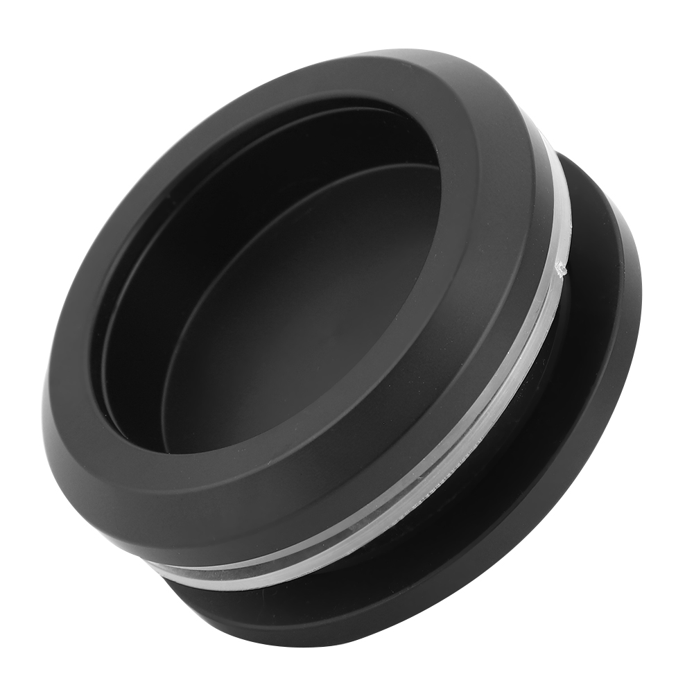 Poignée De Porte Coulissante Ronde En Verre En Alliage D'Aluminium Noir, Bouton De Meuble