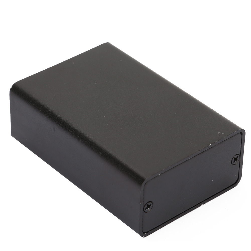 Boîtier Pour Circuit Imprimé En Aluminium Noir Dépoli, Pour Projets Électroniques.