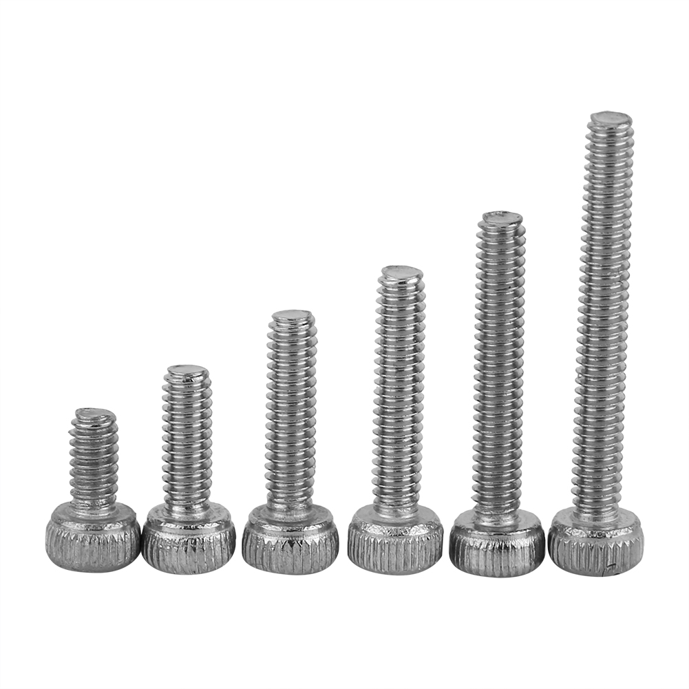 Lot De 180 Vis À Tête Hexagonale Creuse M2 Noires En Acier Inoxydable 304, Diamètre 4-16 Mm