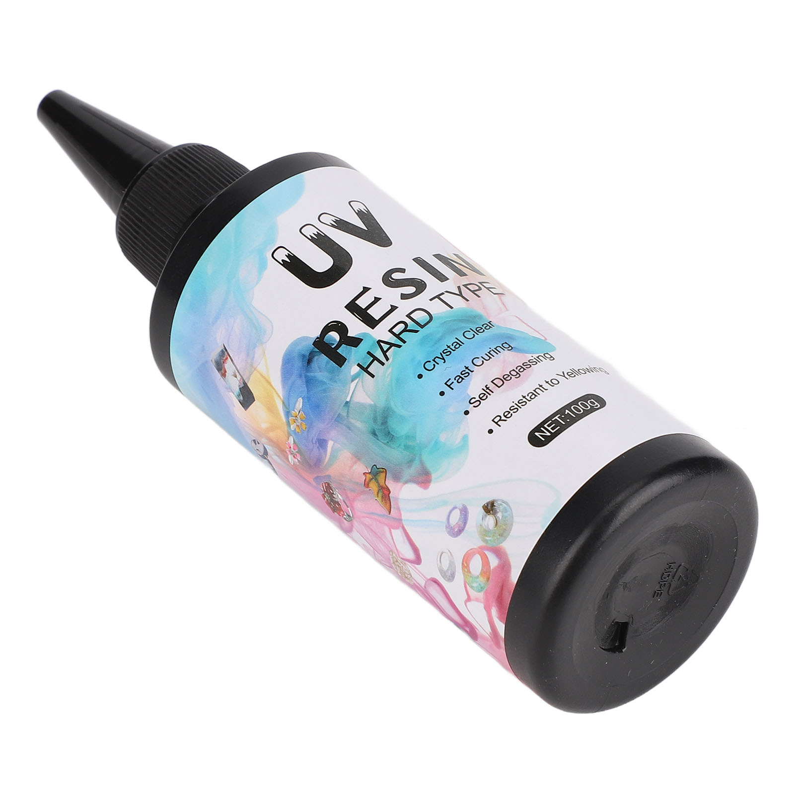 Résine Uv Transparente À Prise Rapide, À Appliquer À La Main, Idéale Pour Les Loisirs Créatifs Et La Décoration (100 G).