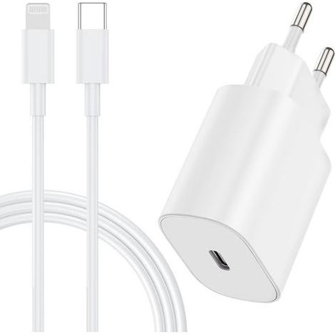 Klvgtifs Pu – 20-w-schnellladegerät Mit Usb-c-anschluss Für Iphones, Apple-schnellladekabel Mit 2 M Usb-c-kabel Für Iphone 14 Pro Max/14/13 Mini/13 Pro/13 Pro Max/12 Mini/12 Pro/12 Pro Max/11/se/xr/xs