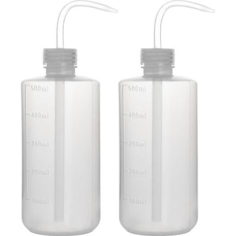 Klvgtifs Pu – 2er-pack 500-ml-quetsch-spülflaschen Aus Kunststoff Mit Schmaler Ldpe-öffnung, Quetsch-spülflasche, 500 Ml