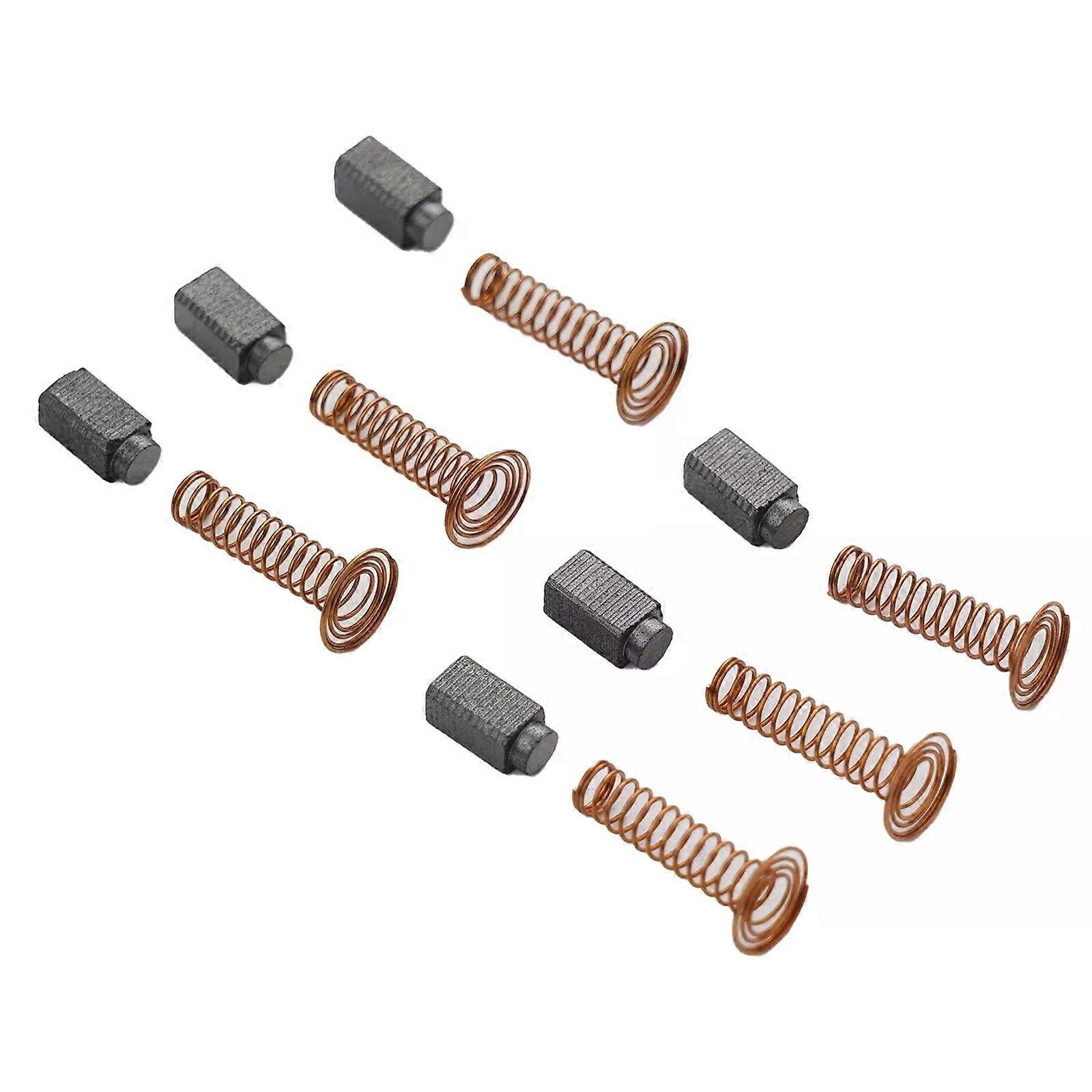 6-teiliges Set Kohlebürsten Für Bohrmaschinen Und Rotationswerkzeuge, Passend Für Elektromotoren D3000 (79 X 55 X 48 Mm), Kohle + Metall, Zubehör – Jxlgv