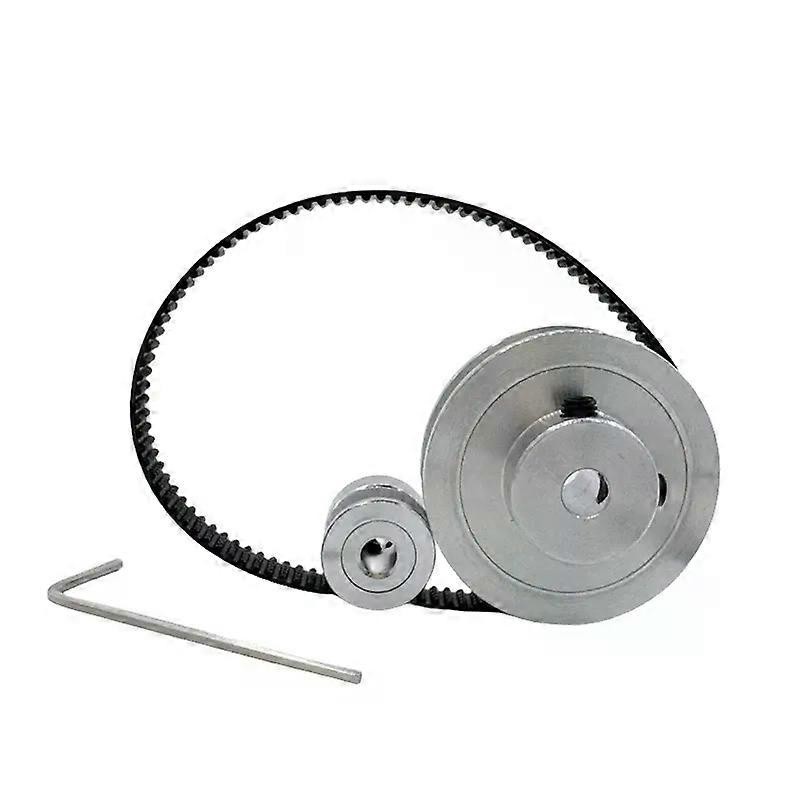 Für 60t 20-zähne-riemen, Breite 10 Mm, 2gt Zahnriemenscheibensatz, Spannradbohrung 3–12 Mm, Untersetzung 3:1gt2 Synchronriemenscheiben-kit-jxlgv