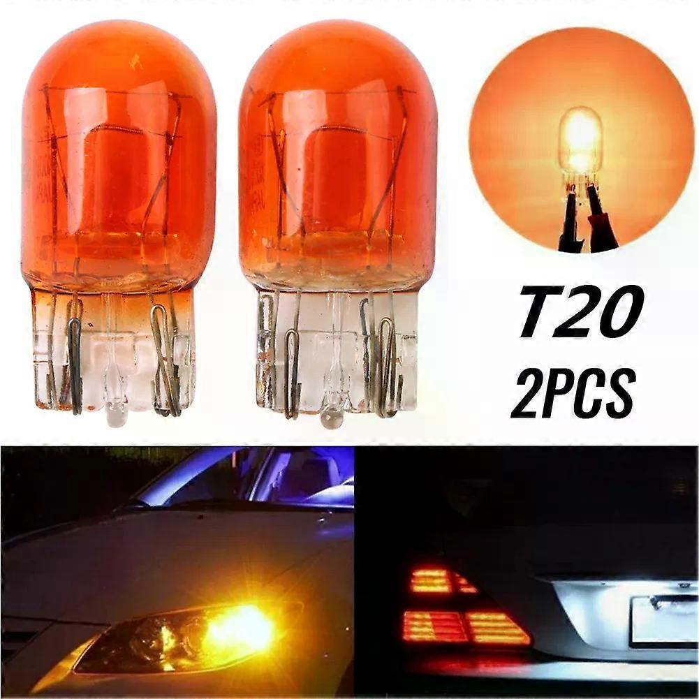 Für 2 Stück T20 Halogenlampenglas Tagfahrlicht Blinker Bremslicht Rücklicht Glühbirnen 7443 W21/5w-jxlgv