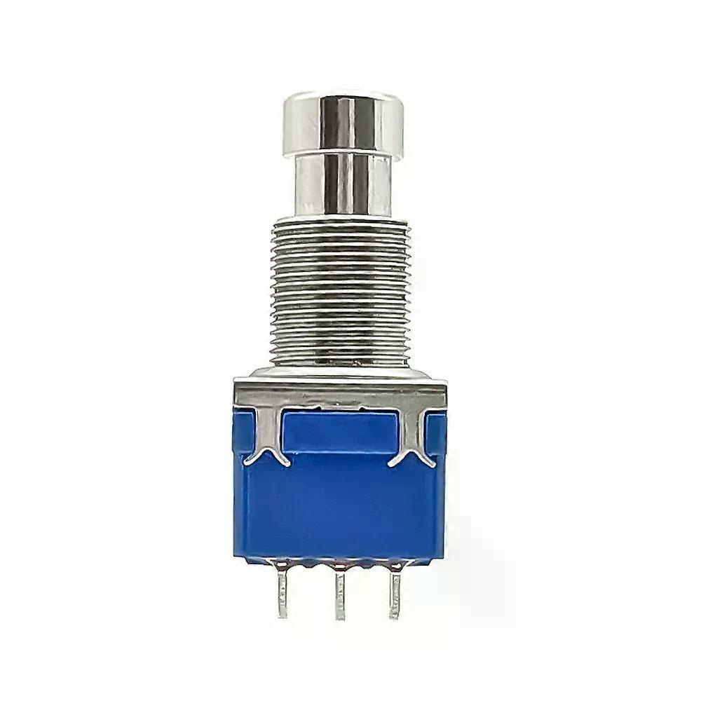 10 Stück Gitarren-effektpedal 3pdt Fußschalter 9-polig, Rastend, Druckknopf, True Bypass, Lötösen - Jxlgv