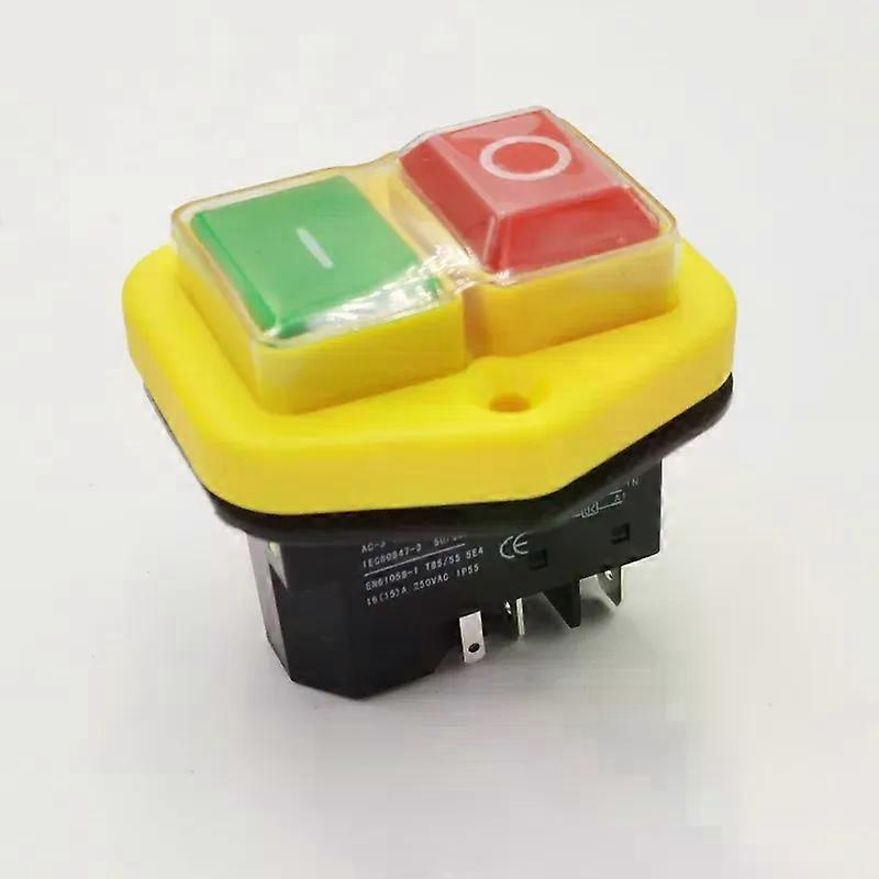 Für 1 Stück Elektromagnetischen Startschalter, Wasserdichter Elektrowerkzeugschalter 16a250v4pins/5pins, Kann Kjd17b-jxlgv Ersetzen