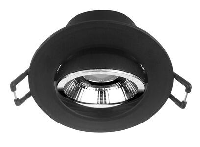 Z4 Led-einbaustrahler, Verstellbar, Farbtemperatur Dimmbar, 560 Lumen, Rund, Schwarz, Aric Aric