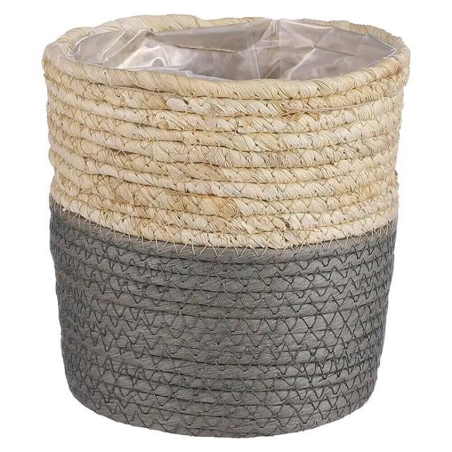 Mica Übertopf Korb Rachel Ø 22 x 19 cm natur-grau Topf