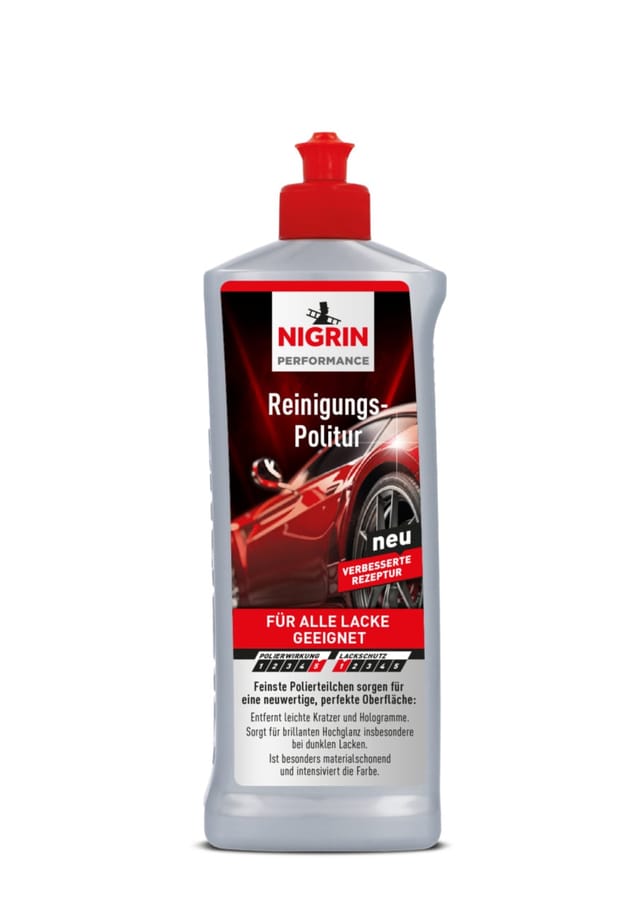 NIGRIN Performance Reinigungs-Politur 500 ml Lackpolitur & -wachs