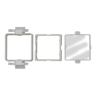 Einbaurahmen mit Schutz-Abdeckung aus Kunststoff, Digital-Mano - Riegler