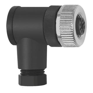 Anschlussstecker Winkelform, 4-polig, ohne Kabel - Riegler
