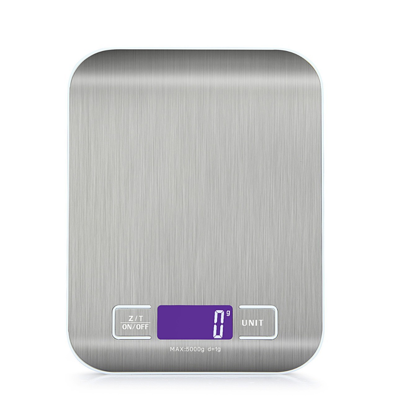 Digitale Küchenwaage 5 Kg 1 G 11 Lb Mit Edelstahlplattform, Hintergrundbeleuchtetem Lcd-bildschirm, Multifunktional Für Zuhause Und Büro.