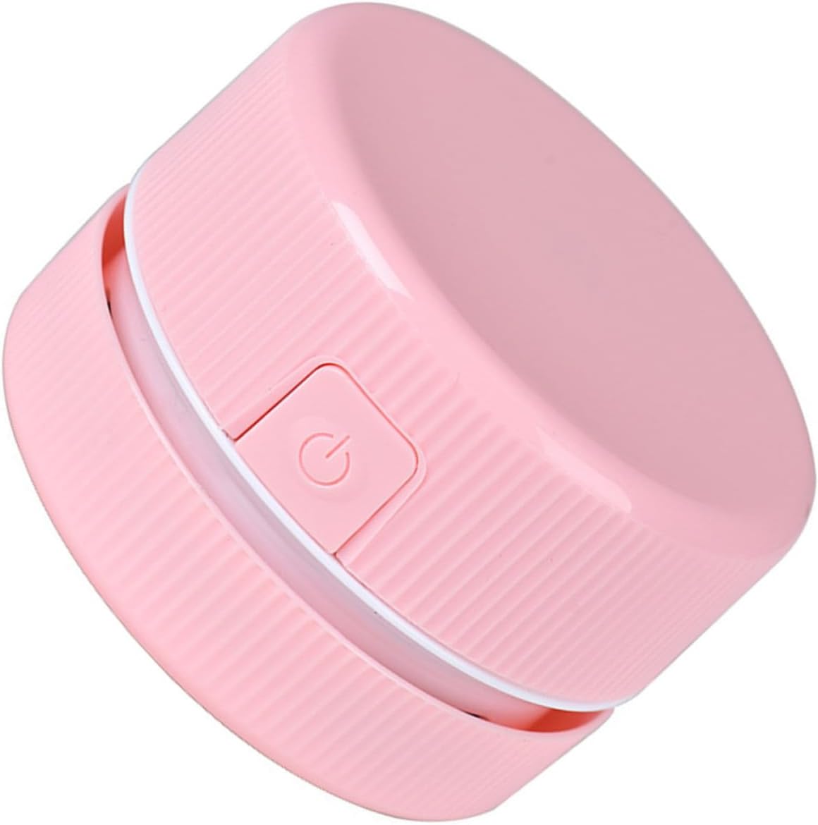 Mini-handstaubsauger In Pink Aus Nylon Und Multifunktionskunststoff Leicht, Leise, Dekorativ Fürs Büro, 2 Aa-batterien Nicht Enthalten