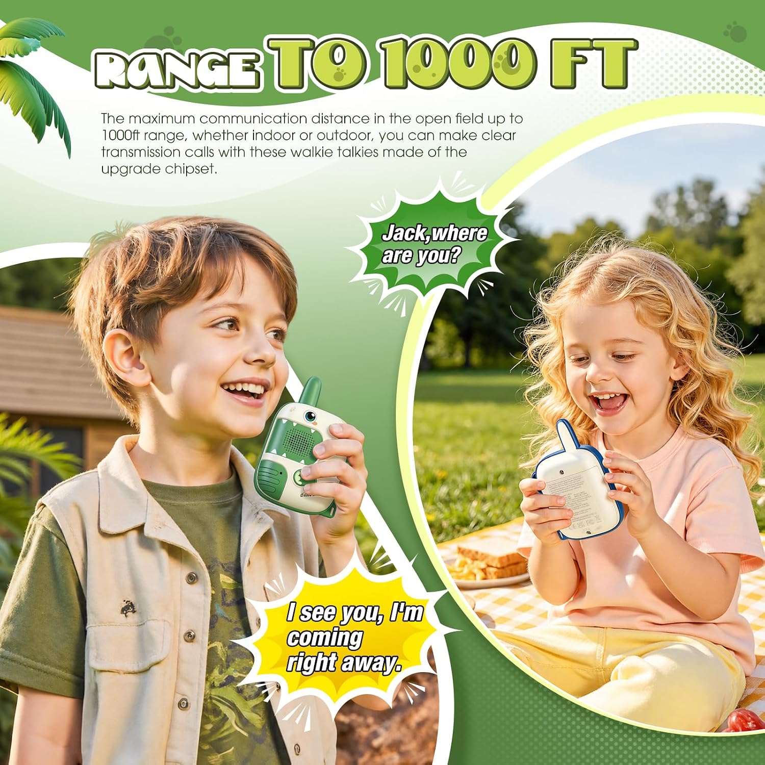 Walkie-talkies, Dinosaurier-spielzeug Für Jungen Von 3 Bis 10 Jahren, Geschenk Für Jungen Von 3 Bis 10 Jahren, Spielzeug Für Kleinkinder Von 3 Bis 10 Jahren, Dinosaurier-geschenk, Outdoor-spielzeug Fü