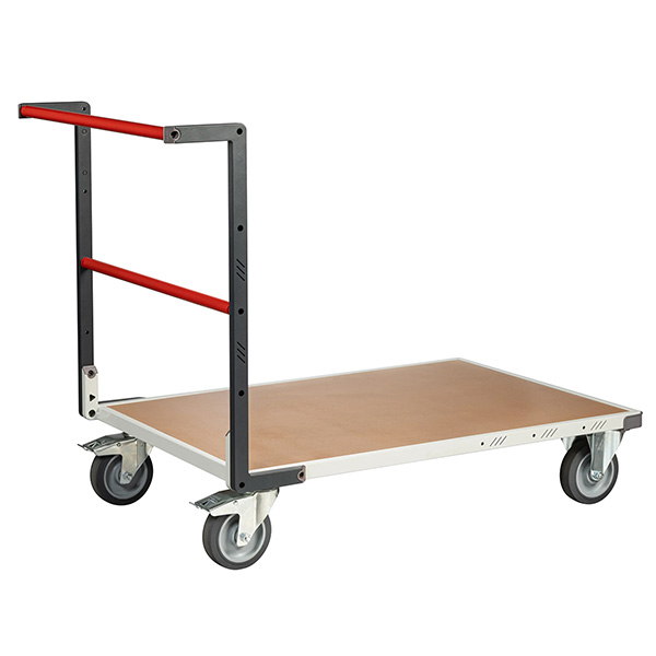 Zusammenbaubarer Transportwagen – Mdf-ladefläche 1115 X 750 Mm – Max. Tragkraft 400 Kg – Räder Aus Thermoplast - 804723240