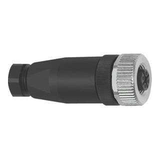 Anschlussstecker gerade, 4-polig, ohne Kabel - Riegler