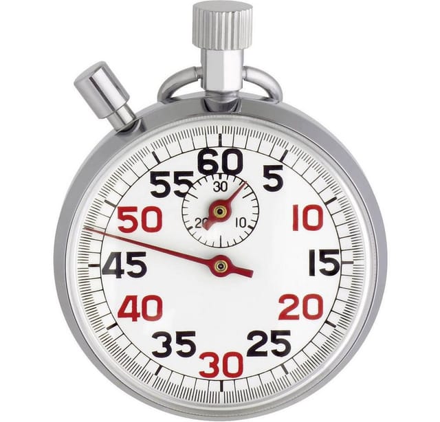 TFA Dostmann 38.1022 Stoppuhr analog Metall