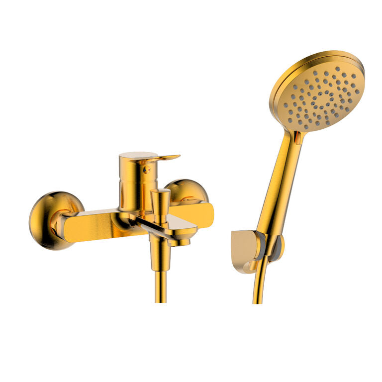 Armatur Serie Rhio Für Badewanne/dusche Gold