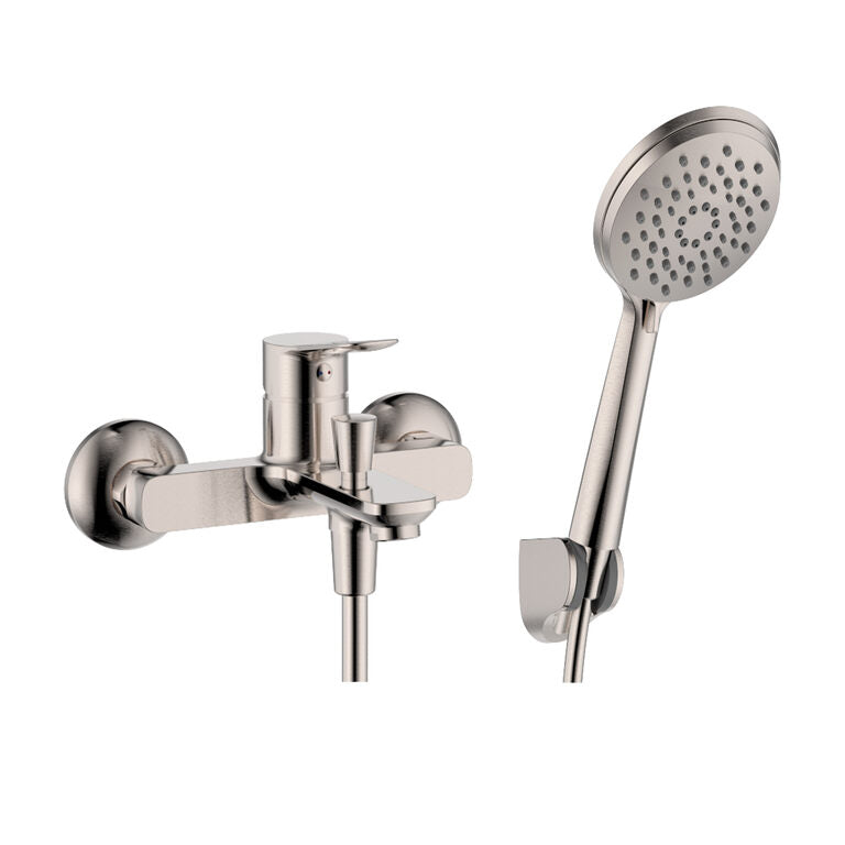 Armatur Serie Rhio Für Badewanne/dusche Nickel