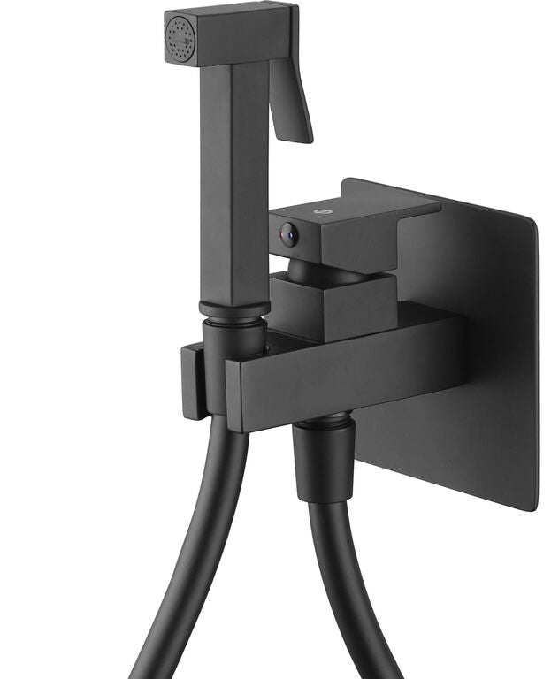 Armatur Serie Orion Für Unterputz-bidet Schwarz