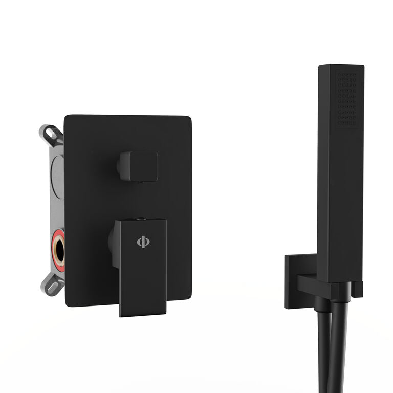 Armatur Serie Orion Für Unterputz-duschset Schwarz