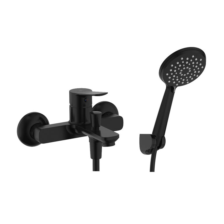Armatur Serie Rhio Für Badewanne/dusche Schwarz