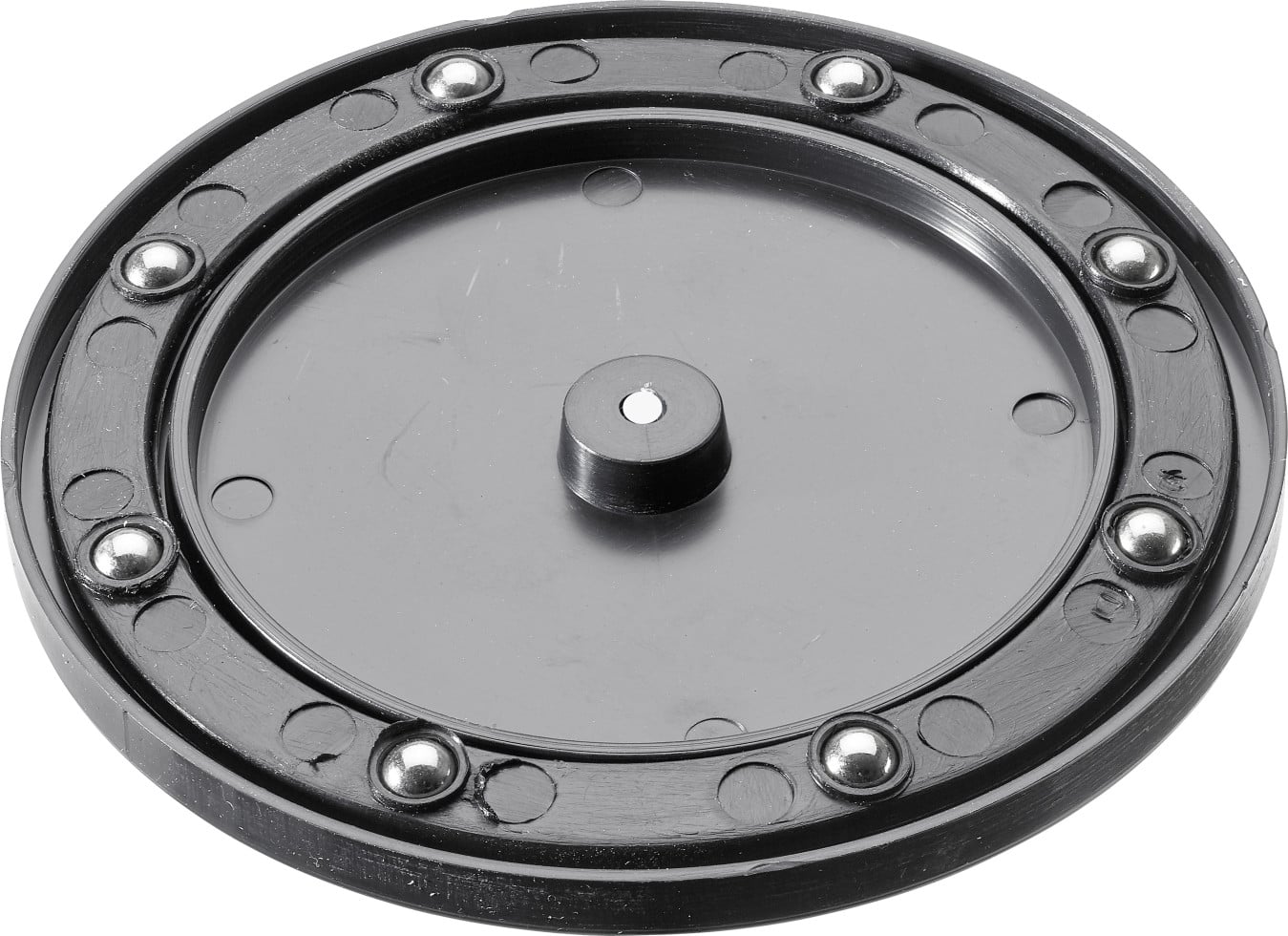 Hettich Drehteller Kunststoff Ø 105 mm kugelgelagert schwarz Möbelbeschlag