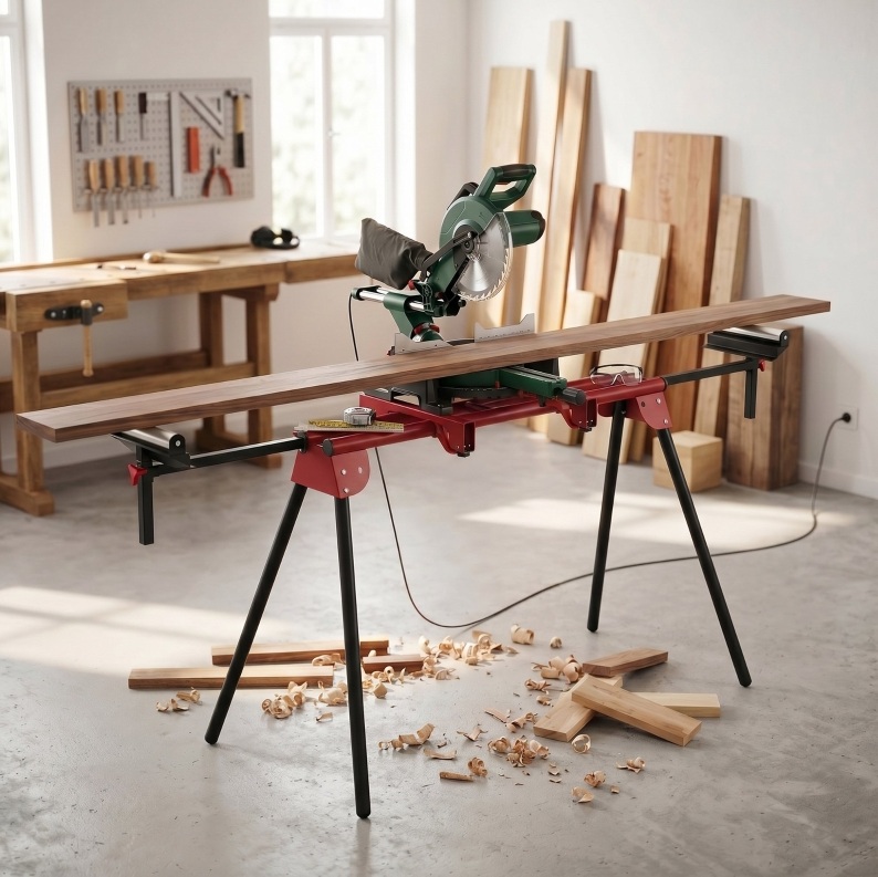 Universaler Gehrungssägenständer, Ausziehbar 94–195 Cm, 150 Kg, Havrya
