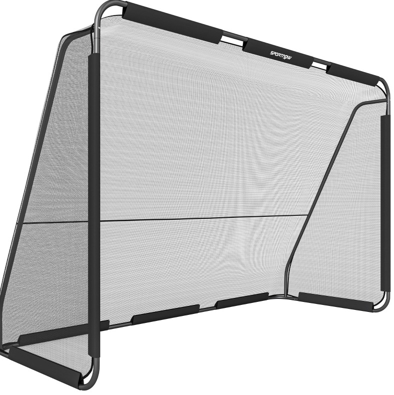 Fußballtor Für Den Garten 300 X 200 Cm Mit Schwarzem Polyester-netz Havrya