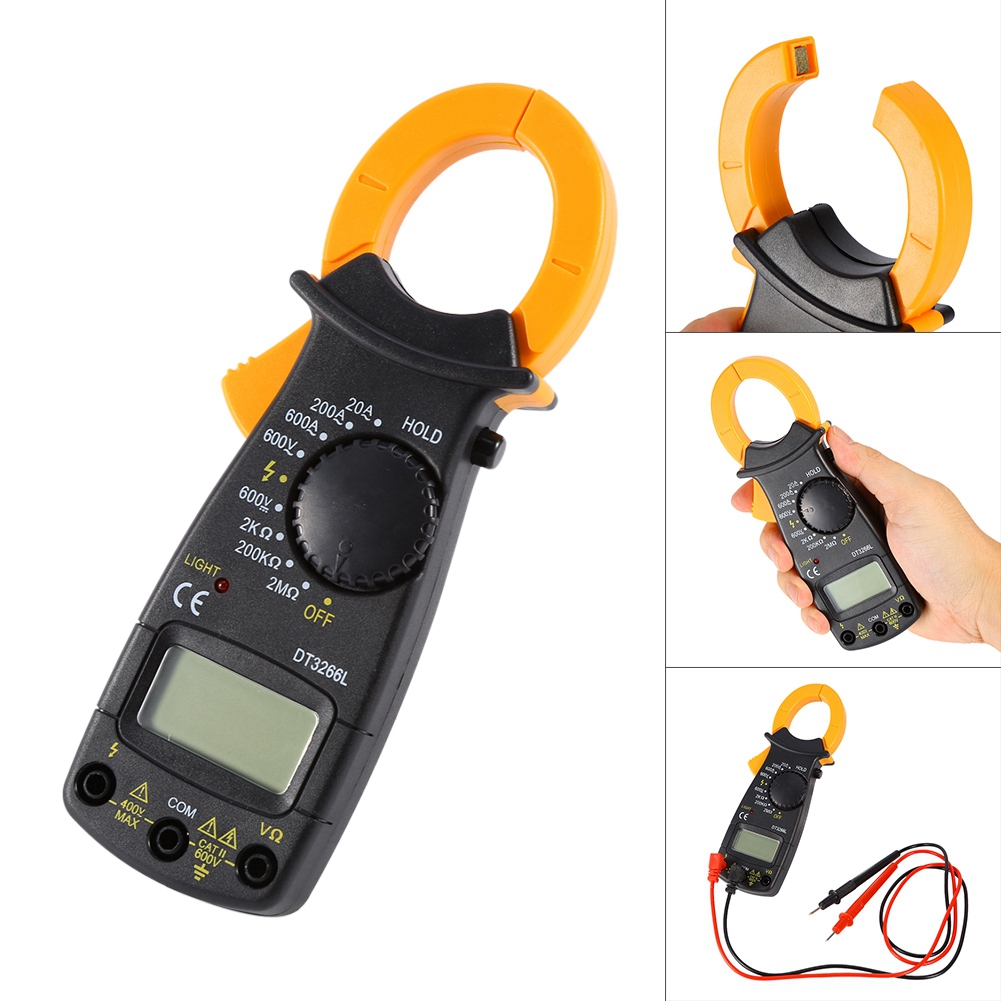 Pince Ampèremétrique Numérique Dt-3266l, Multimètre, Voltmètre, Ampèremètre 600 A Ac/d