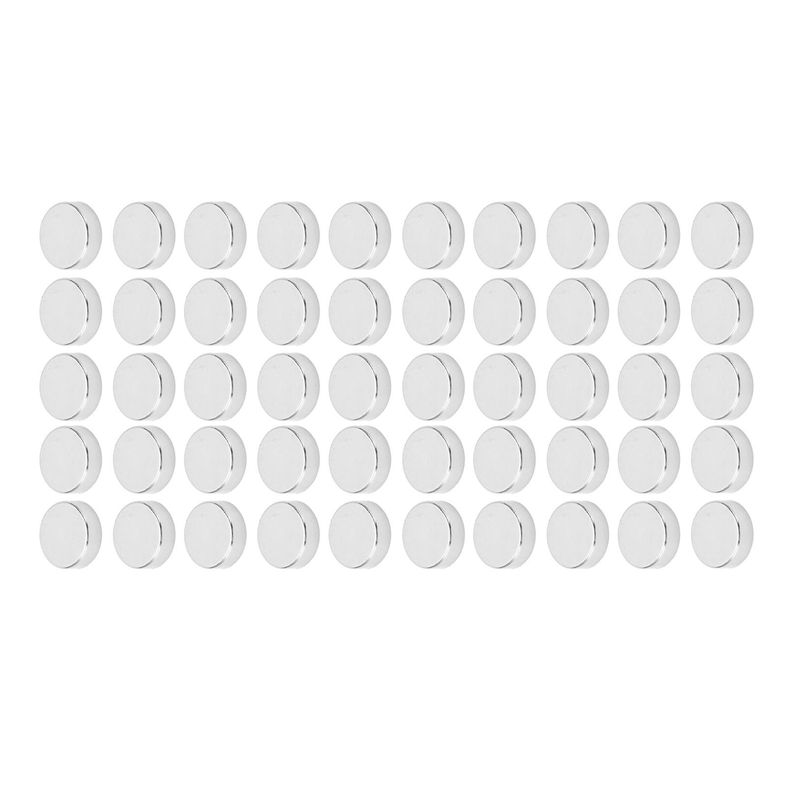 Kit De 50 Aimants Disques En Néodyme À Fort Magnétisme, Ronds, 15 X 2 Mm, Pour Réfrigérateur Diy