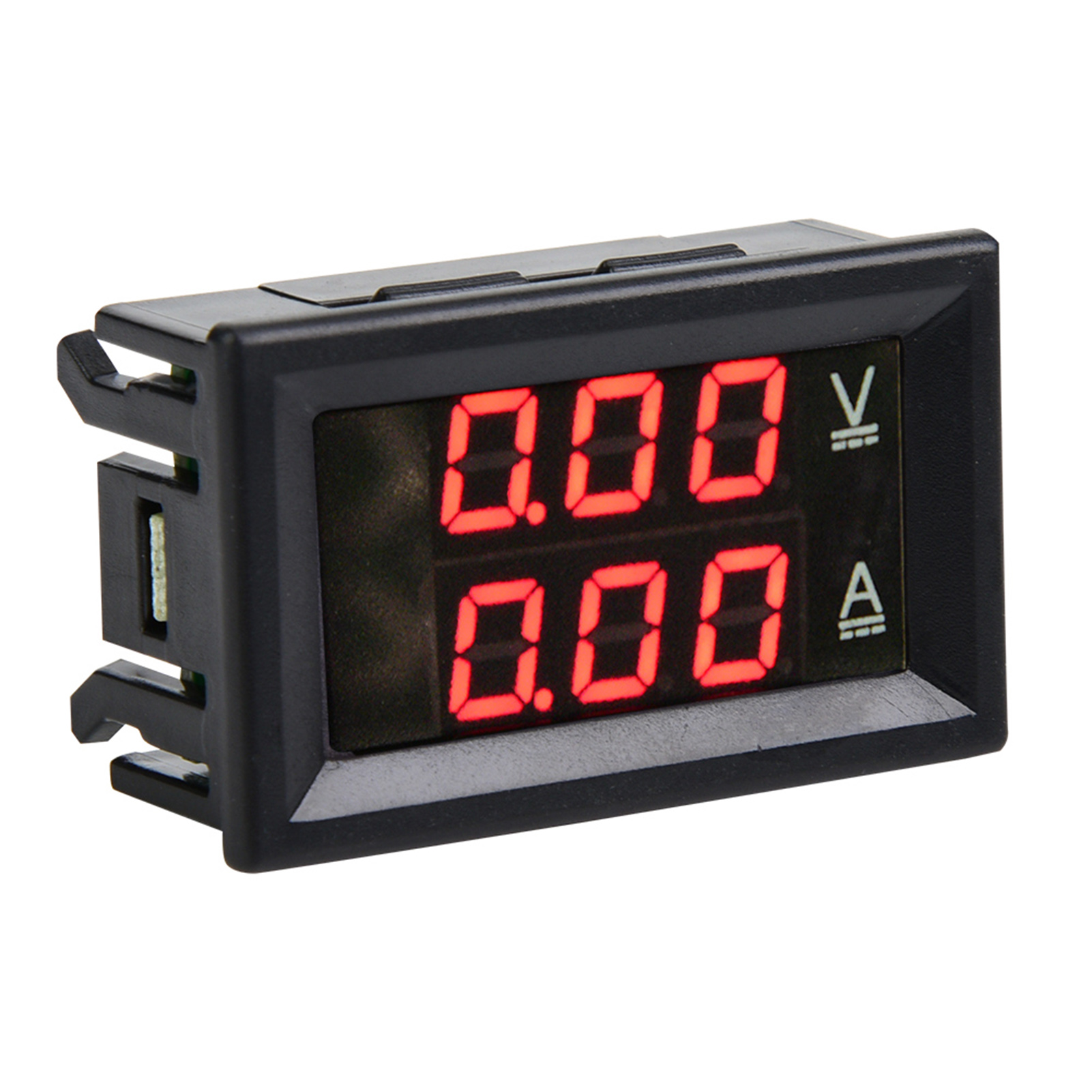 Voltmètre-ampèremètre Cc 3 Chiffres 0-100 V 50 A/10 A, Double Panneau Led (rouge Et Rouge-10 A)