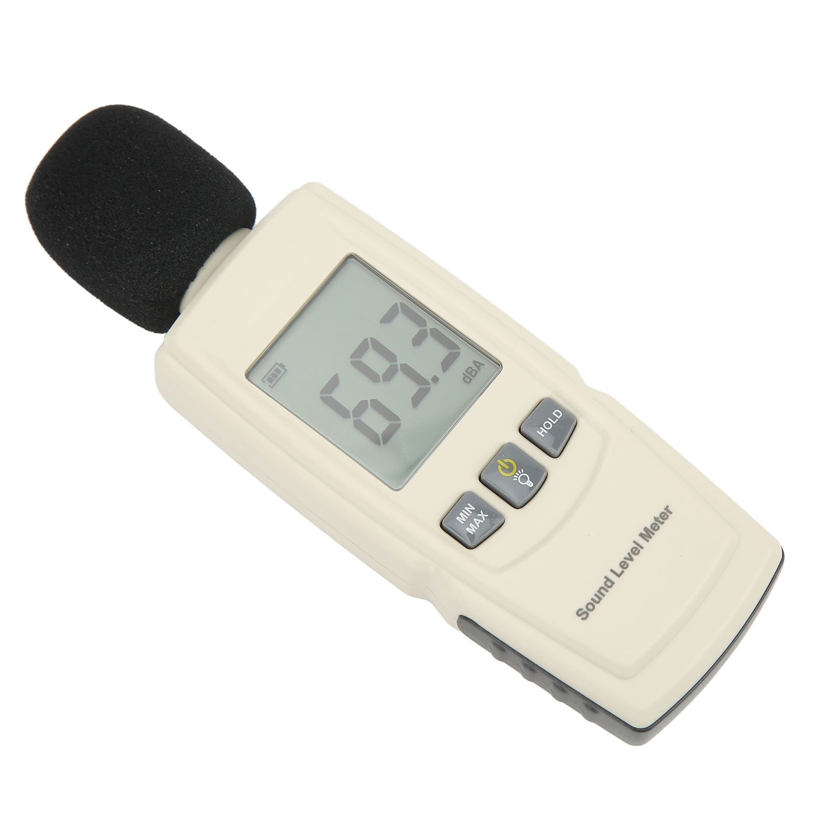 Sonomètre Portable Haute Précision Amélioré En Abs, Instrument De Mesure Du Niveau Sonore Spl