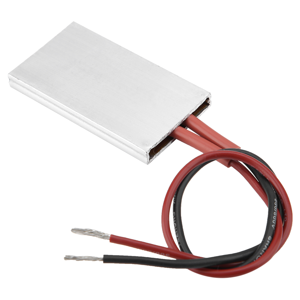 Plaque Chauffante Thermostatique Avec Élément Chauffant Ptc Et Boîtier En Aluminium De 50 X 28,5 Mm (220 V/230 °c)