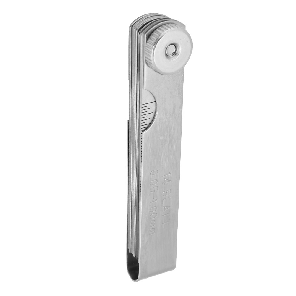 Jauge D'Épaisseur En Acier Inoxydable De 75 Mm, Outil D'Inspection De Soudage (0,05-1,00 Mm)