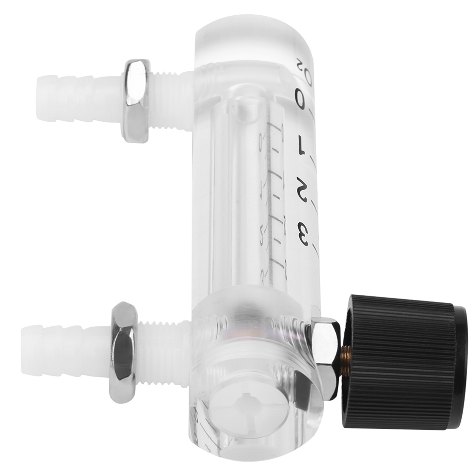 Débitmètre Lzq-2 0-3 Lpm Avec Vanne De Régulation Pour Oxygène/air/gaz