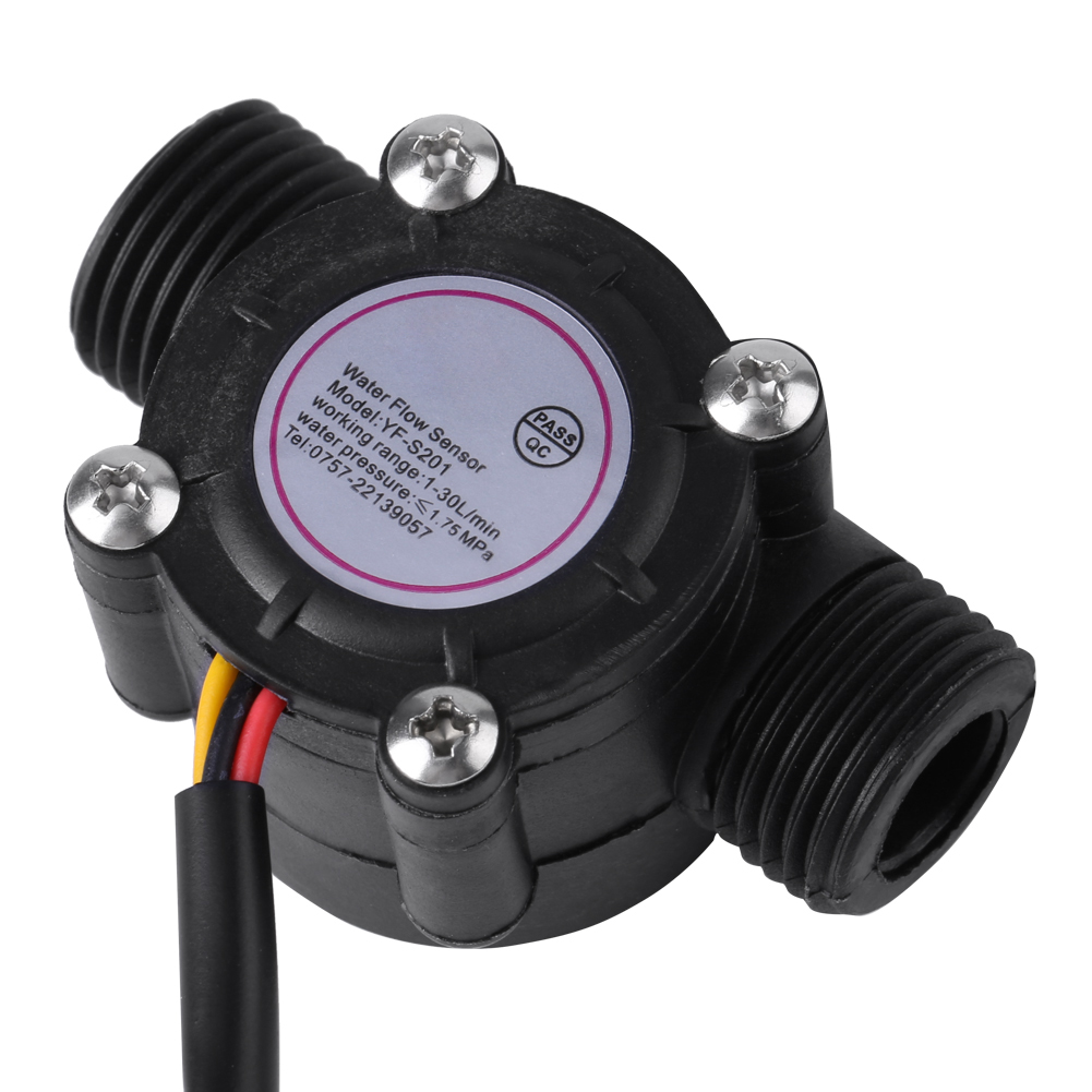 Capteur De Débit D'Eau Haute Précision Dn15 G1/2, Débitmètre À Effet Hall 1-30 L/min