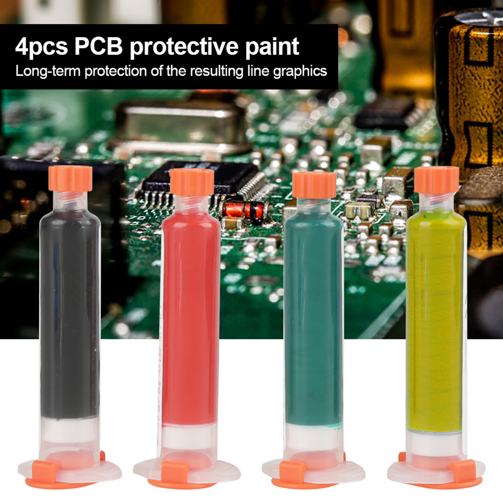 Kit De 4 Outils De Réparation De Pâte À Braser Liquide Avec Flux Pour Cartes Pcb Bga