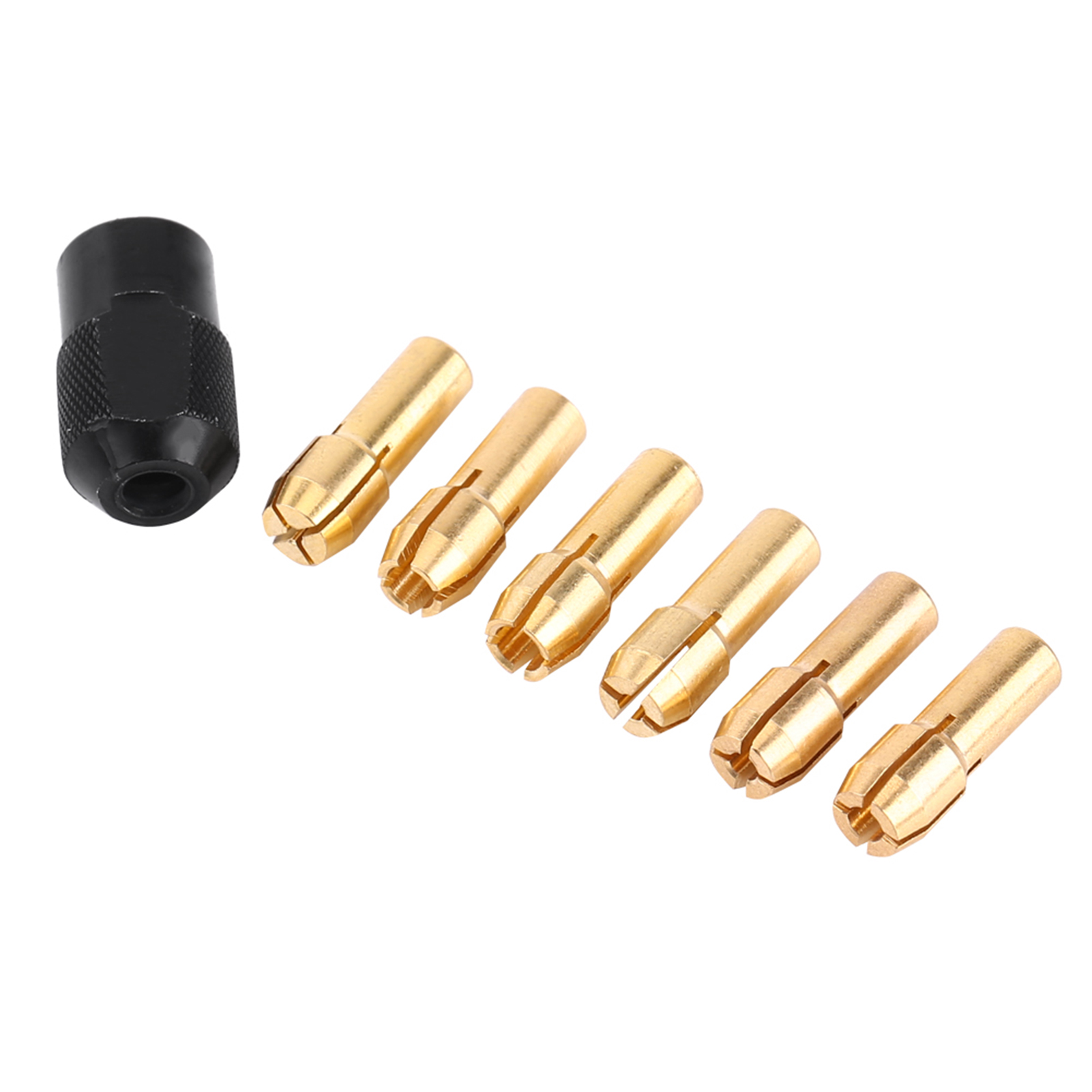 Lot De 6 Manchons De Serrage Pour Mandrin, Capacité De Serrage De 1 À 3,2 Mm, Avec Embout M8 X 0,75, Compatibles Avec Les Outils Rotatifs.